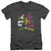 DC - Gl Vs Sinestro Adult Slim Fit V Neck Cotton
