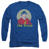 Flash - Faded Circle Adult Long Sleeve