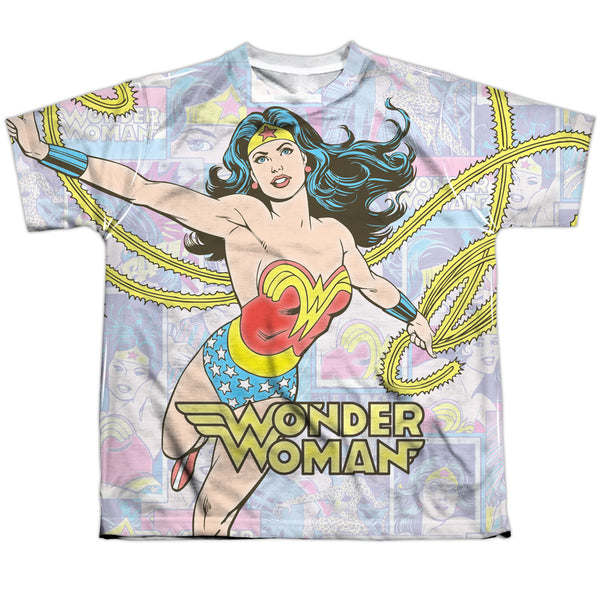 DC - Wonder Collage Youth Short Sleeve 100% Poly