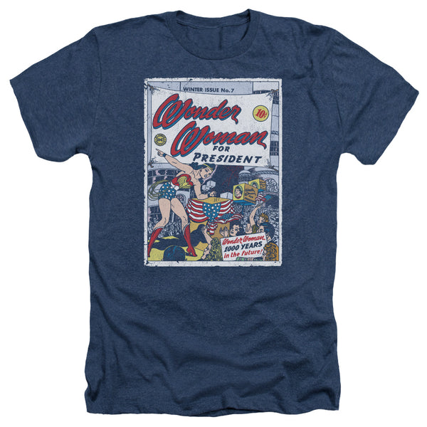 DC - Ww For President Adult Regular Fit Heather Short Sleeve