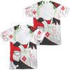 DCO - Joker - Harley Inline (Front - Back Print) Adult Regular Fit Short Sleeve 100% Poly