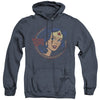 Dc - Ww75 Starburst Portrait Adult Heather Hoodie