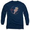 Dc - Ww75 Starburst Portrait Adult Long Sleeve