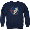 Dc - Ww75 Starburst Portrait Adult Crewneck Sweatshirt