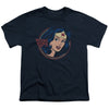 Dc - Ww75 Starburst Portrait Youth Short Sleeve