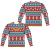 DCO - Wonder Woman Holiday (Front - Back Print) L - S Adult Poly Crew