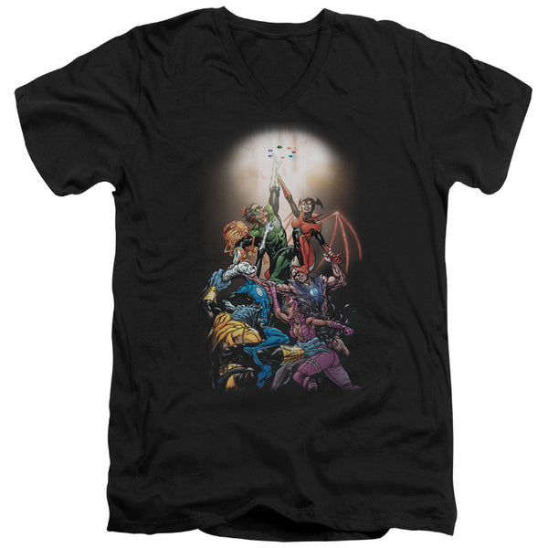 Green Lantern - GL New Guardians #1 Adult Slim Fit V Neck Cotton