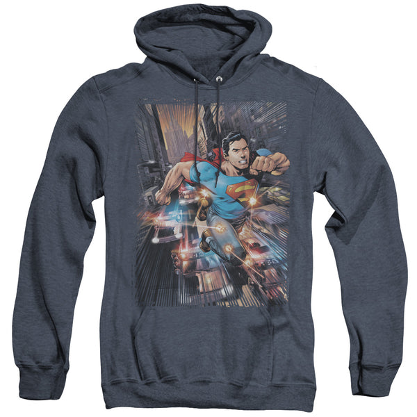 Superman - Action Comics #1 Adult Heather Hoodie