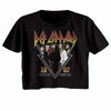Def Leppard 1987 Live In Concert-Ladies S/S Festival Cali Crop