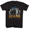 Def Leppard Blue Fade Background- S/S Tshirt