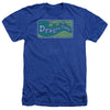 Dragon Tales - Logo Distressed Adult Regular Fit Heather Short Sleeve
