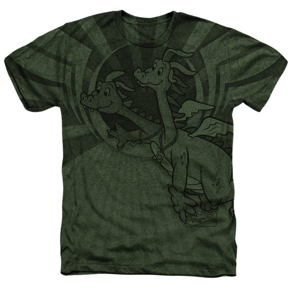 Dragon Tales - Dragon Flight Adult Regular Fit Heather Short Sleeve