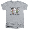 Dragon Tales - I Wish With All My Heart Adult Slim Fit V Neck Cotton
