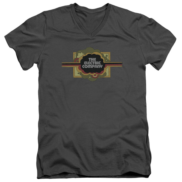 Electric Company - Logo Adult Slim Fit V Neck Cotton