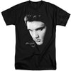 Elvis Presley - Face Adult Tall Fit Short Sleeve
