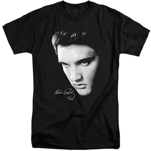 Elvis Presley - Face Adult Tall Fit Short Sleeve