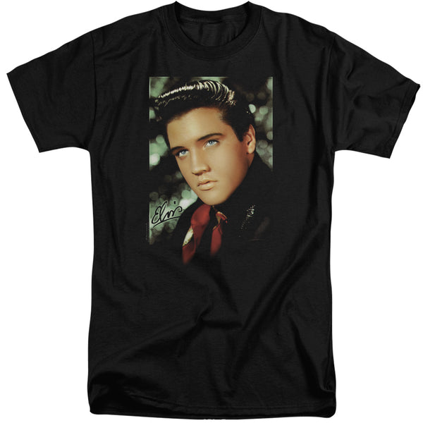 Elvis Presley - Red Scarf Adult Tall Fit Short Sleeve