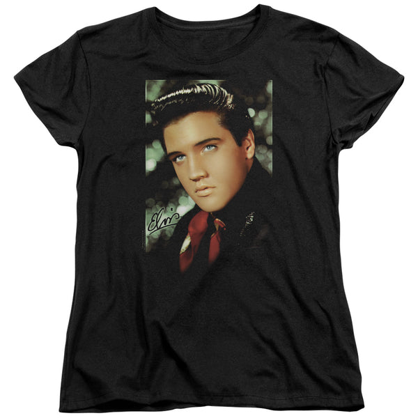 Elvis Presley - Red Scarf Women's Short Sleeve