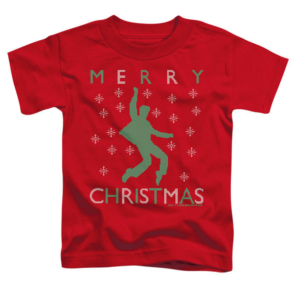 Elvis - Dancing Ugly Christmas Toddler Short Sleeve