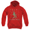Elvis - Dancing Ugly Christmas Youth Hooded Sweatshirt