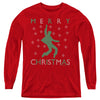 Elvis - Dancing Ugly Christmas L - S Youth