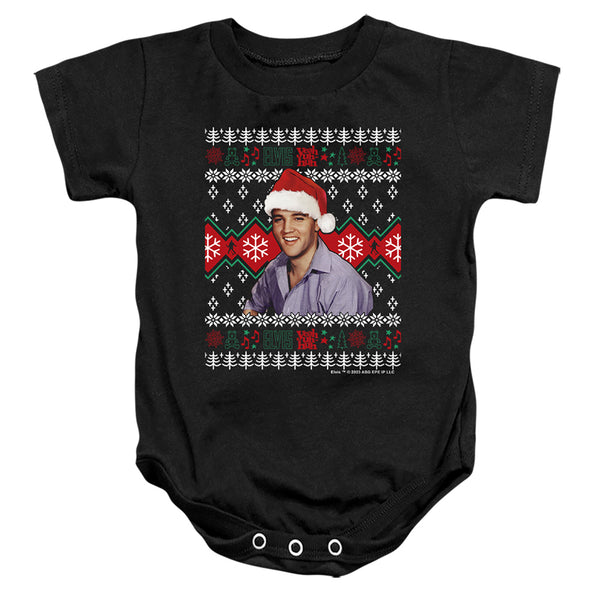 Elvis - Ugly Christmas Sweater Infant Snapsuit