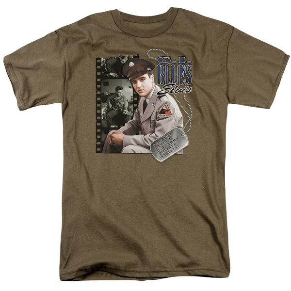 Elvis Presley - Gi Blues Adult Regular Fit Short Sleeve