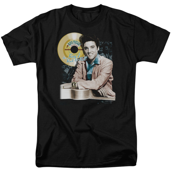 Elvis Presley - Gold Record Adult Regular Fit Short Sleeve
