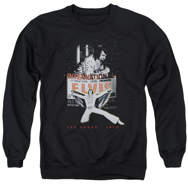 Elvis Presley - Las Vegas Adult Crewneck Sweatshirt