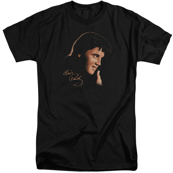Elvis Presley - Warm Portrait Adult Tall Fit Short Sleeve