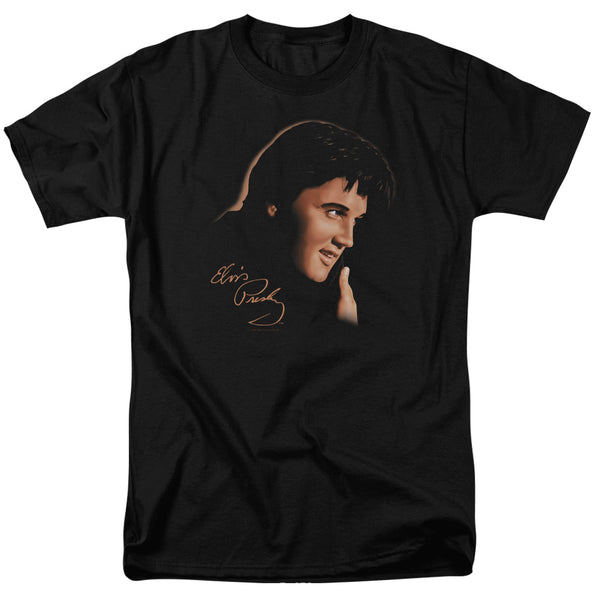Elvis Presley - Warm Portrait Adult Regular Fit Short Sleeve