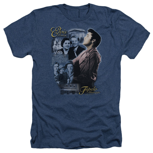 Elvis Presley - Tupelo Adult Regular Fit Heather Short Sleeve