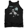 Elvis Presley - Teal Portrait Adult Tank Top