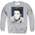 Elvis Presley - Blue Sparkle Adult Crewneck Sweatshirt