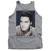 Elvis Presley - Blue Sparkle Adult Tank Top
