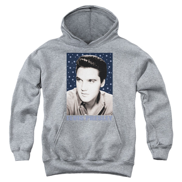 Elvis Presley - Blue Sparkle Youth Hooded Sweatshirt