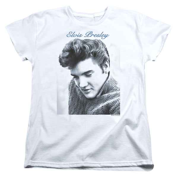 Elvis Presley - Script Sweater Women's Short Sleeve
