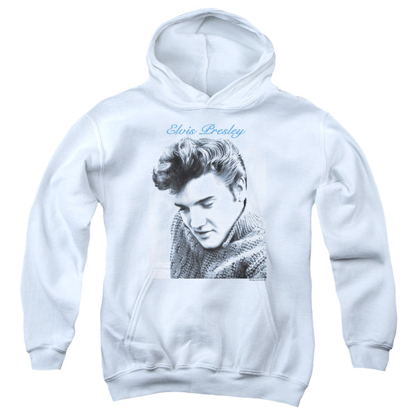 Elvis Presley - Script Sweater Youth Hooded Sweatshirt