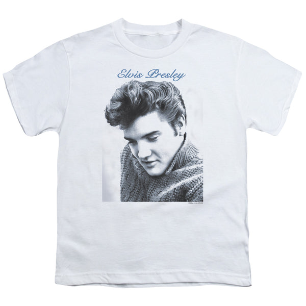 Elvis Presley - Script Sweater Youth Short Sleeve