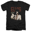 Elvis Presley - Viva Star Adult Slim Fit V Neck Cotton