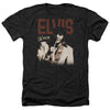 Elvis Presley - Viva Star Adult Regular Fit Heather Short Sleeve