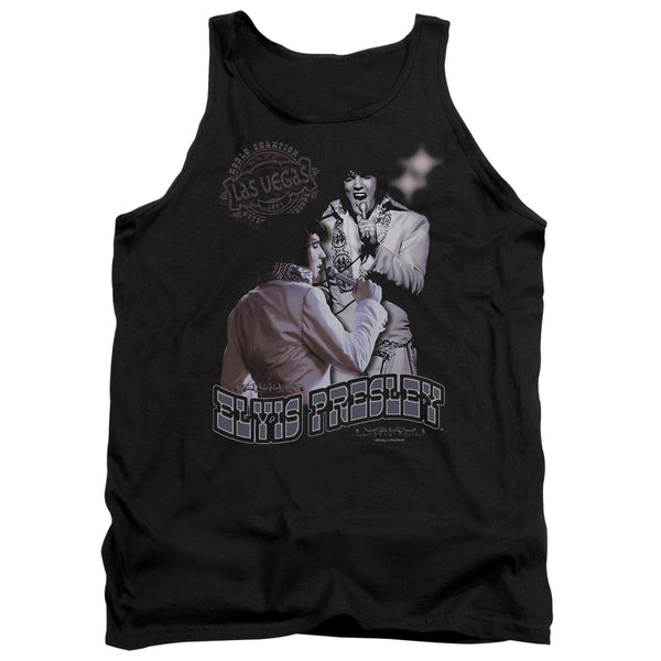 Elvis Presley - Violet Vegas Adult Tank Top