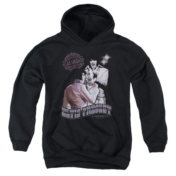Elvis Presley - Violet Vegas Youth Hooded Sweatshirt