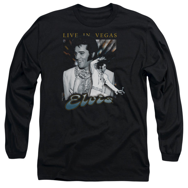 Elvis Presley - Live In Vegas Adult Long Sleeve