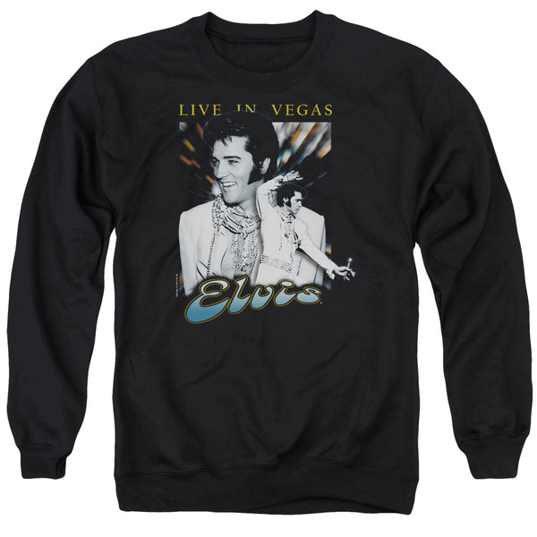 Elvis Presley - Live In Vegas Adult Crewneck Sweatshirt