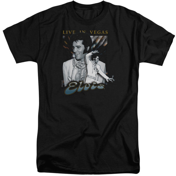 Elvis Presley - Live In Vegas Adult Tall Fit Short Sleeve