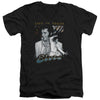 Elvis Presley - Live In Vegas Adult Slim Fit V Neck Cotton