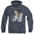 Elvis Presley - Blue Profile Adult Heather Hoodie