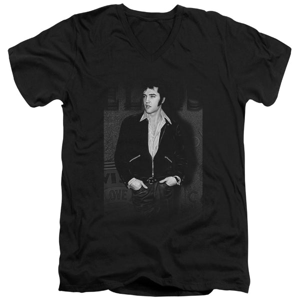Elvis Presley - Just Cool Adult Slim Fit V Neck Cotton