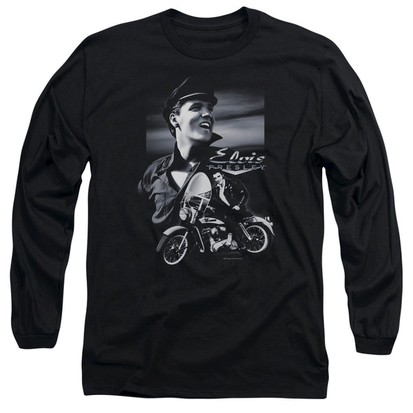 Elvis Presley - Motorcycle Adult Long Sleeve